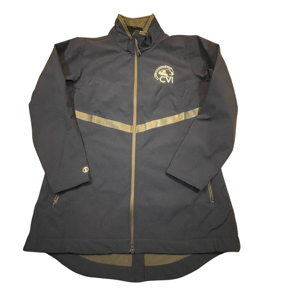 Women XL Softshell Jacket CVI Center for Veterans Full Zip Fleece Lined Outdoor